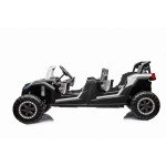 Elektrické autíčko Buggy ATV Racing UTV2000 Štvormiestne!!! Biela - 4 X 150W - 24V14Ah + 24V14Ah grátis